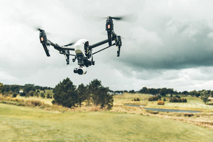 Drones provide surveillance for property inspections.